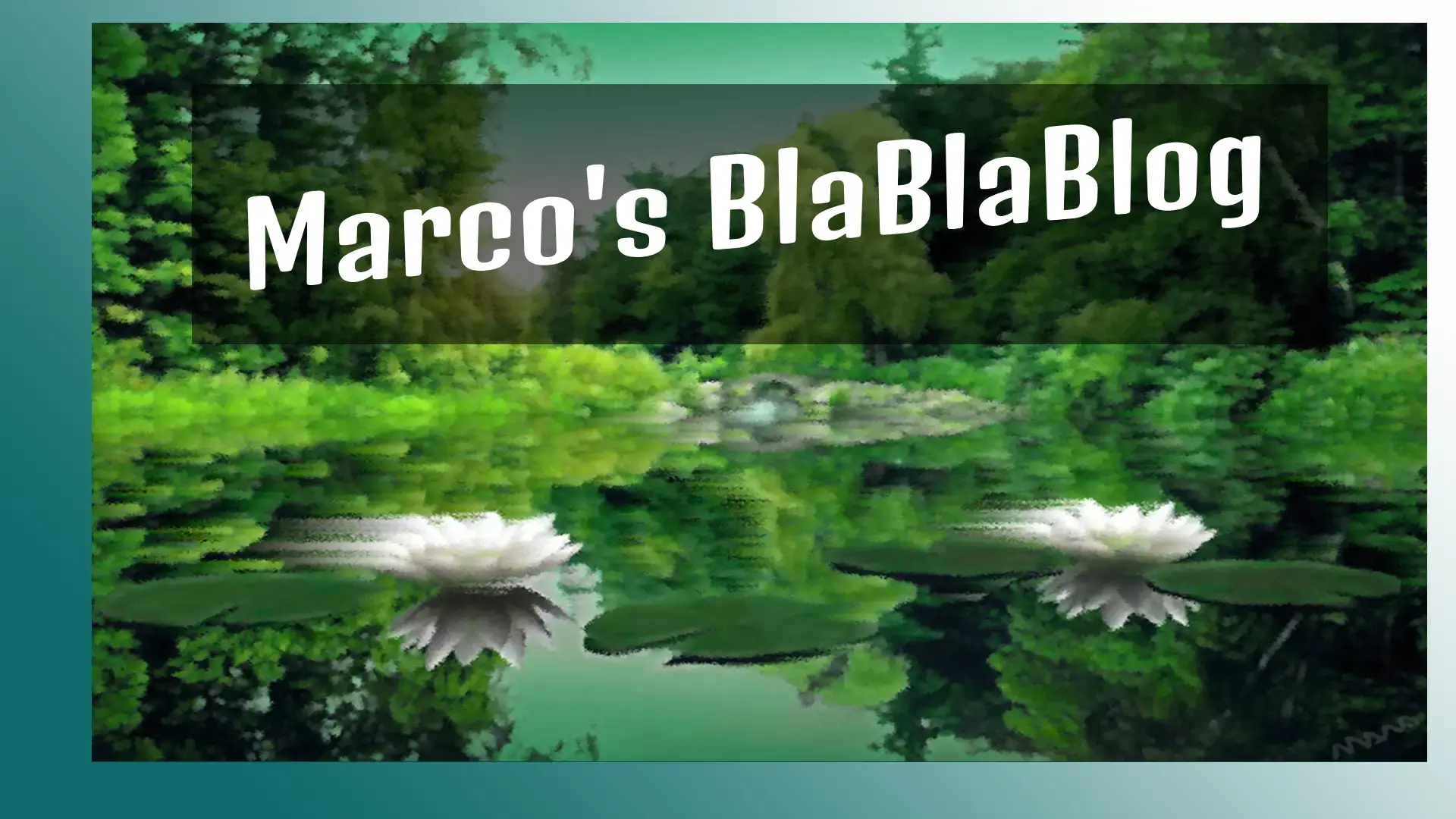 Welcome to Marco’s BlaBlaBlog